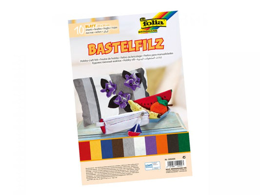 Folia Bastelfilz, 10 Blatt