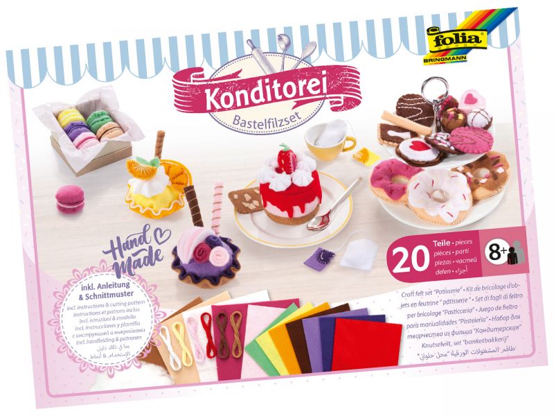 Folia Bastelfilzset Konditorei