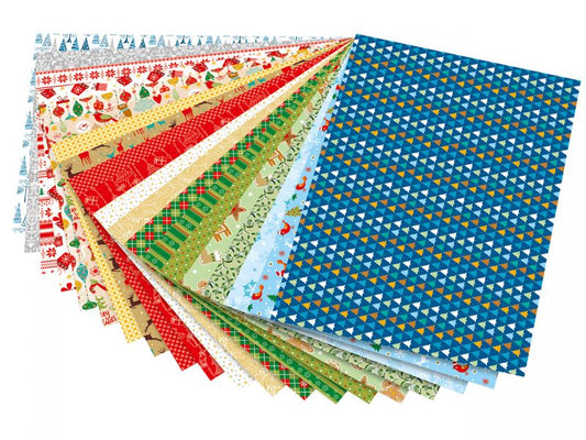 Folia Motivblock »Weihnachten« 24 x 34 cm, 20 Motive sortiert
