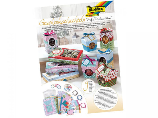 Folia Geschenkschachteln Süße Weihnachten, 40-tlg.