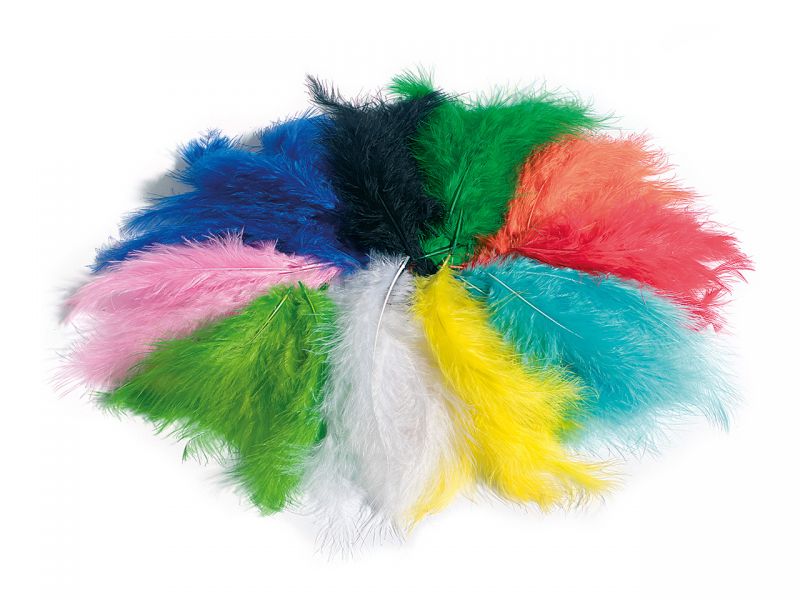 Folia Flauschfedern, farbenfroh, 10 g