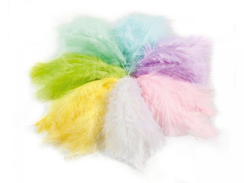 Folia Flauschfedern, Pastell, 10 g