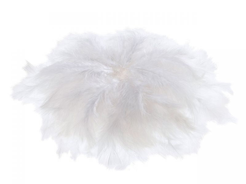 Folia Flauschfedern, Weiß, 10 g