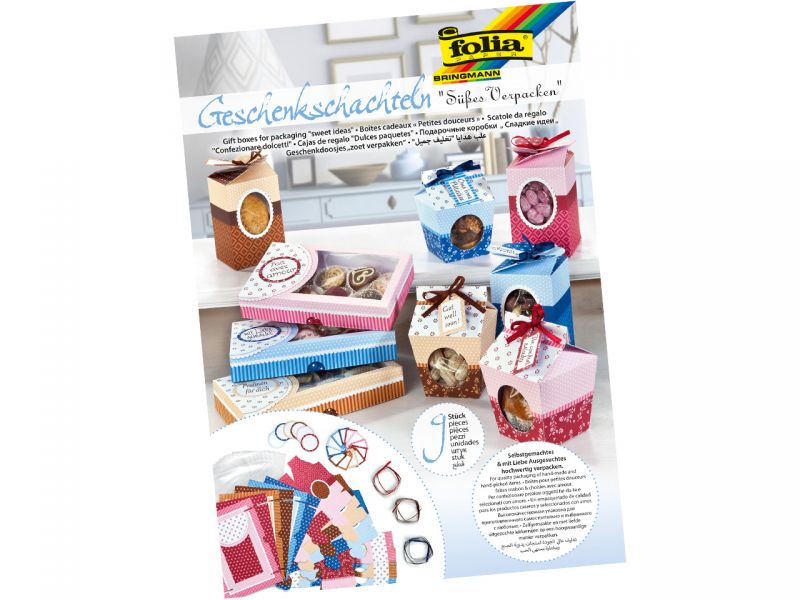Folia Geschenkschachteln »Süßes Verpacken«, 40-tlg.