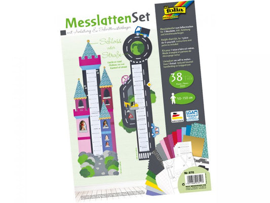 Folia Messlatten-Set »Schloss/Straße«, 38-tlg.