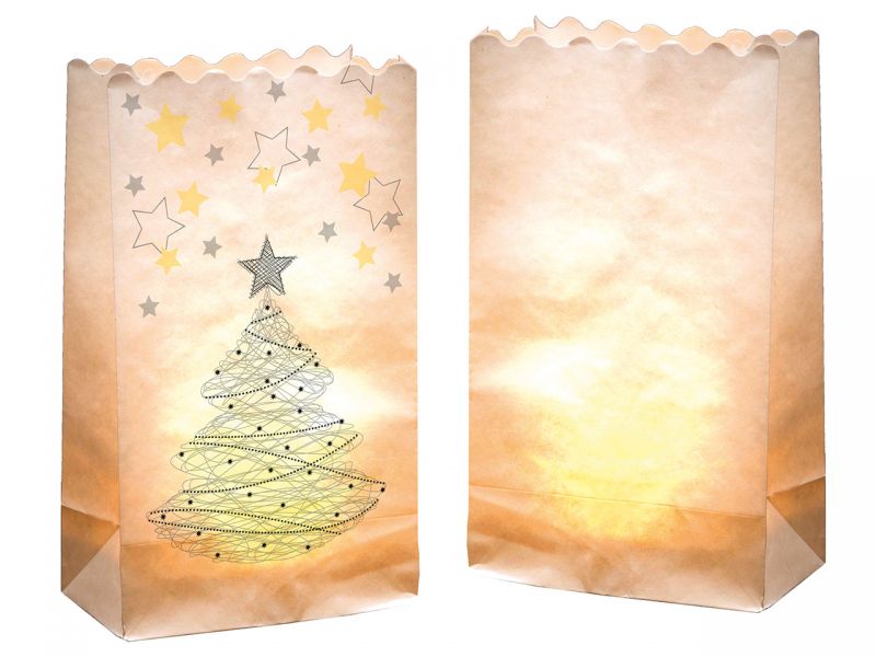 Folia Papier-Lichtertüten, 10er-Set