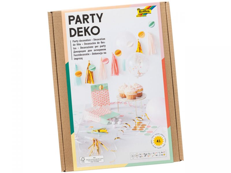 Folia Party Deko »Girls«, 41-tlg.