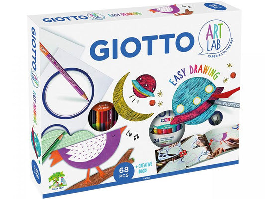 Giotto Art Lab »Easy Drawing« Bastelset, 68-tlg.