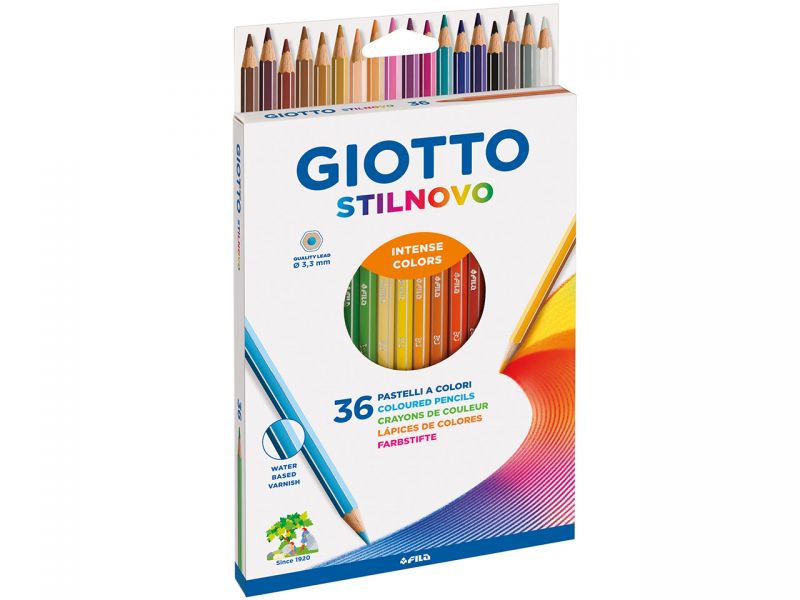 Giotto Stilnovo Farbstifte, 36 Farben