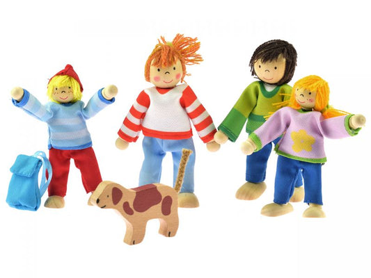 goki Biegepuppen Campingfamilie