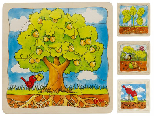 goki Lagenpuzzle »Baum«