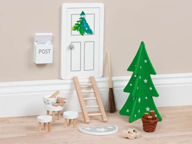 goki Wichteltür mit Accessoires, 22-tlg.