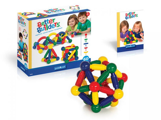 Guidecraft Riesenmagnet-Bauset, 60-tlg.