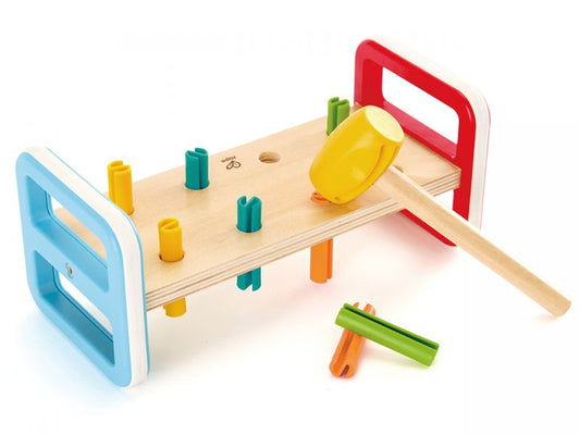 Hape Regenbogen-Klopfbank, 10-tlg.