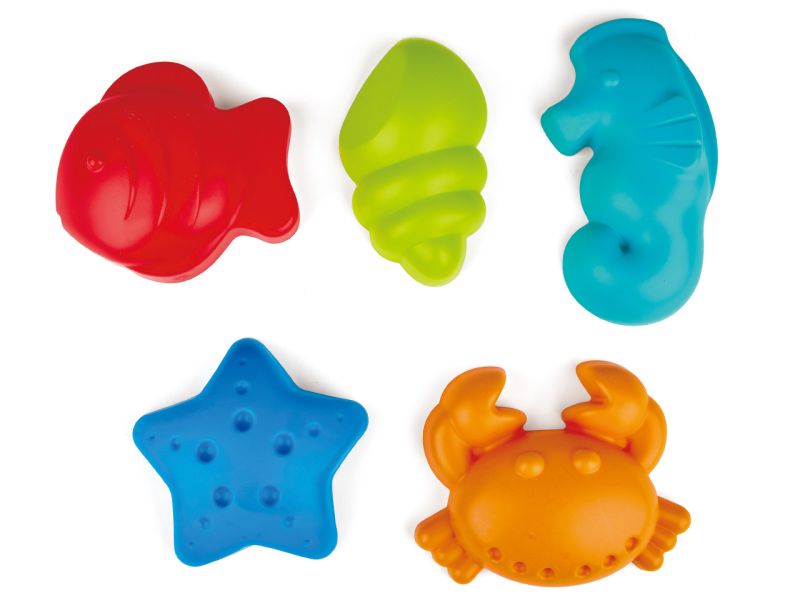 Hape Sandform Meerestiere-Set, 5-tlg.