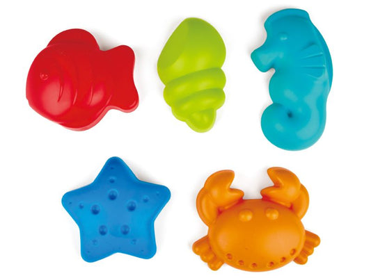 Hape Sandform Meerestiere-Set, 5-tlg.