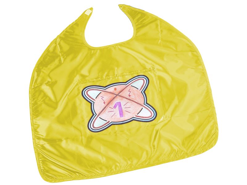 Helden-Cape, dunkelgelb