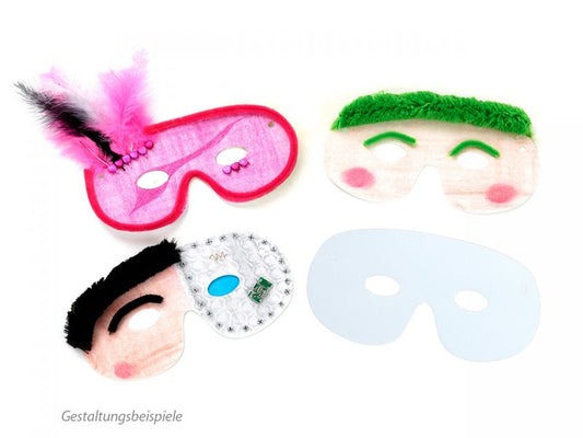 Roylco Kindermasken aus Karton, 40er-Set