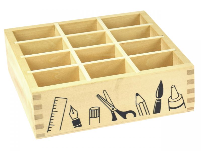Spielheld Holzbox für 144 Stifte