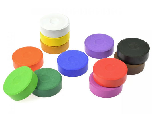 INKAcolor Wasserfarben-Pucks, 12 Farben-Set