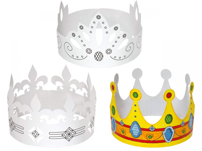 Folia Kinderkronen, 6 Stück