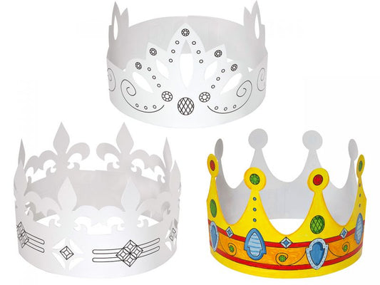 Folia Kinderkronen, 6 Stück