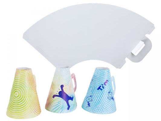 Roylco Megaphon aus Karton, 30er-Set