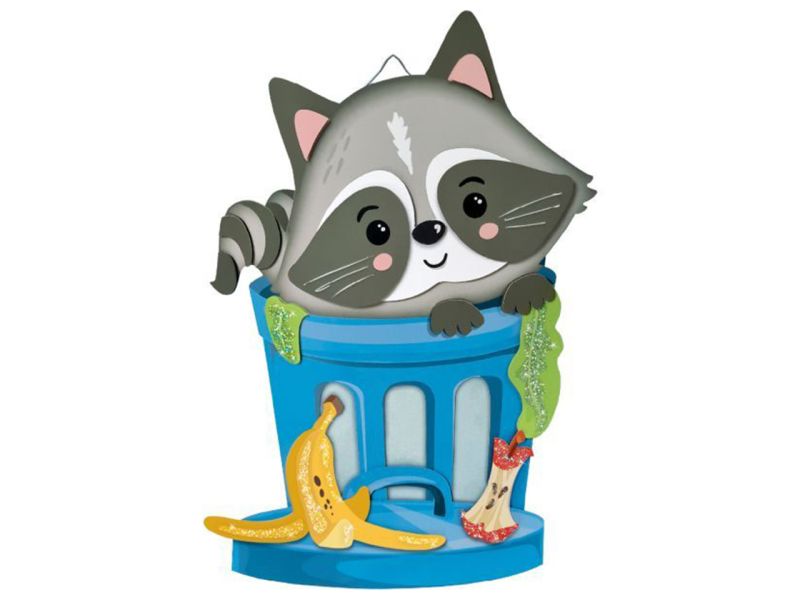 URSUS Laternen-Bastelset »Waschbär«