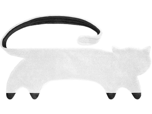 Leschi Wärmekissen »Die Katze Coco«, Schnee/Mitternacht