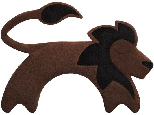 Leschi Wärmekissen »Der Löwe Juri«, Schokolade