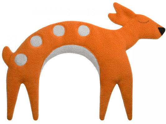 Leschi Wärmekissen »Das Rehkitz Flora«, Morgenrot