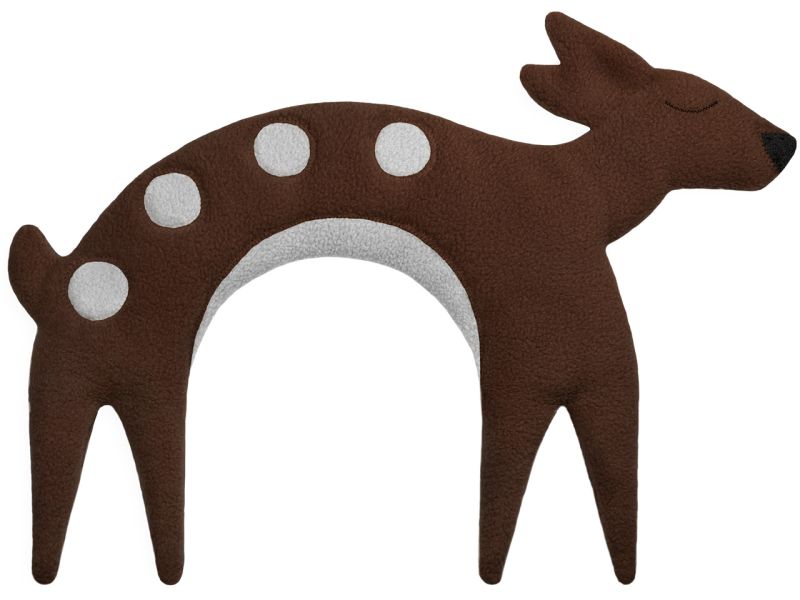 Leschi Wärmekissen »Das Rehkitz Flora«, Schokolade