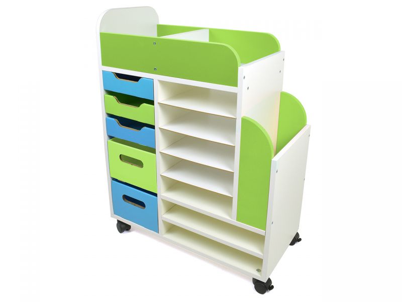 nowa szko?a Materialwagen, für Farben &amp; Co., weiß