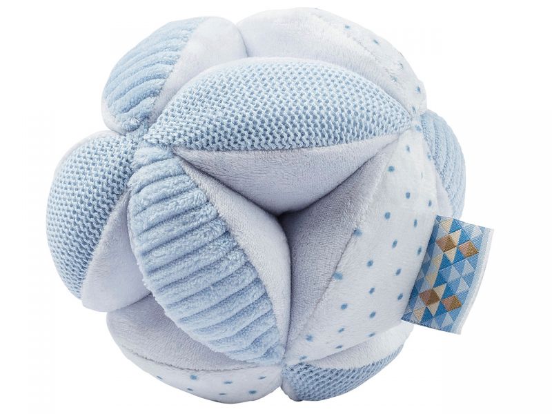 Nattou Lapidou Ball mit Aktivitäten, blau