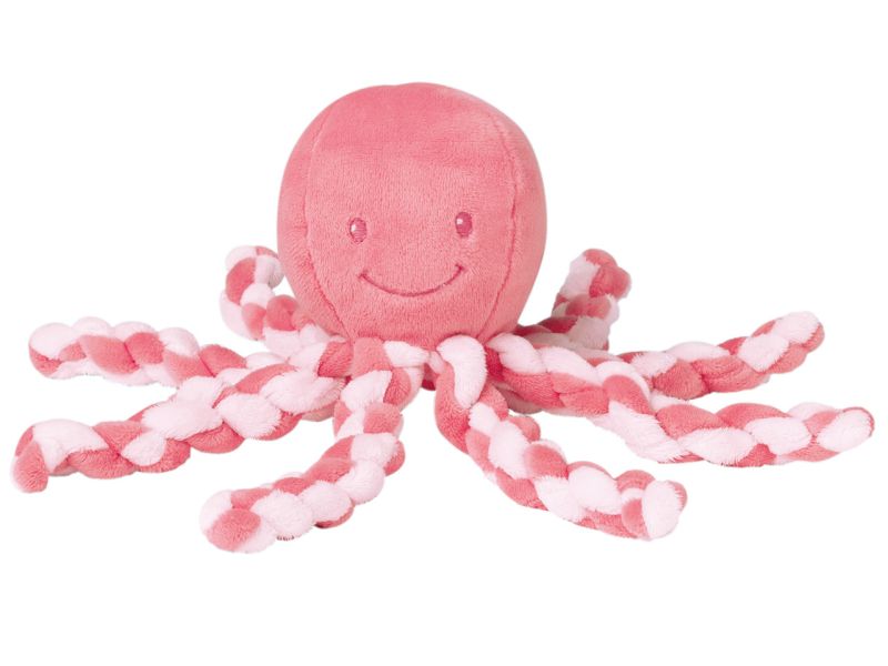 Nattou Lapidou Krake, koralle &amp; hellrosa