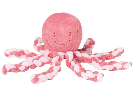 Nattou Lapidou Krake, koralle &amp; hellrosa