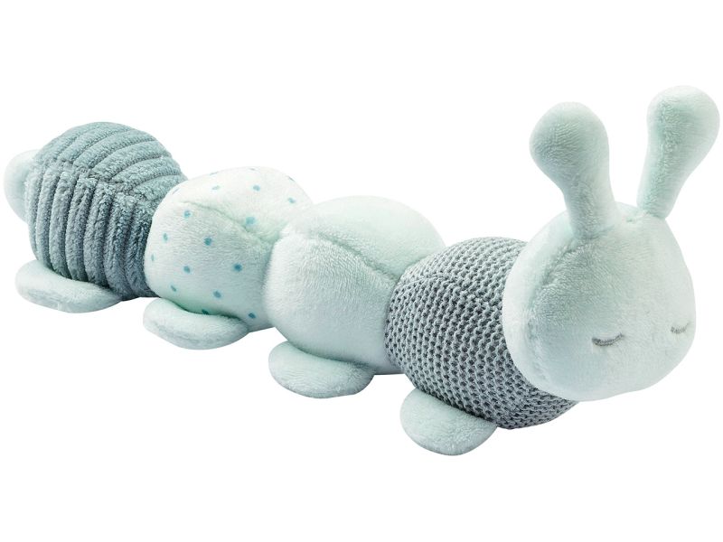 Nattou Lapidou Raupe mit Aktivitäten, grün