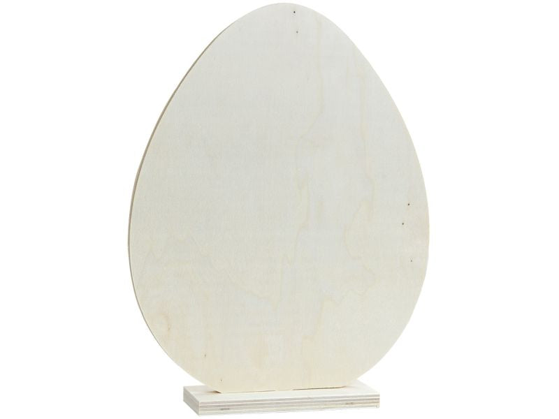 Spielheld XL Holzdeko »Osterei«, natur, 27 cm hoch