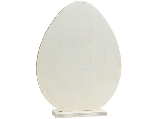 Spielheld XL Holzdeko »Osterei«, natur, 27 cm hoch