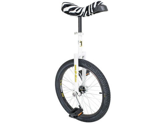 QU-AX Einrad »Luxus«, 20 Zoll, 50-406 mm, weiß/zebra