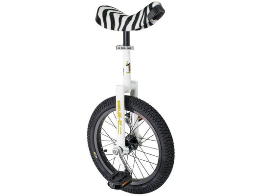 QU-AX Einrad »Luxus«, 16 Zoll, 50-305 mm, weiß/zebra