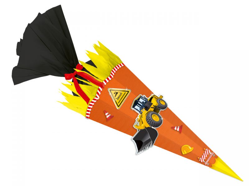 URSUS Bastel-Schultüte Easy Line »Baustelle«, 68 cm