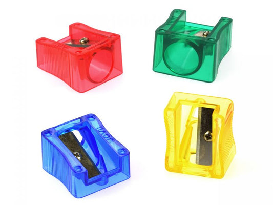 Spielheld Wachsmalkreide-Spitzer, 1 Stück, Farben sortiert