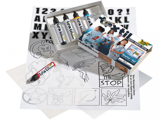Folia Textilfarben, Starter-Set, 8-tlg.
