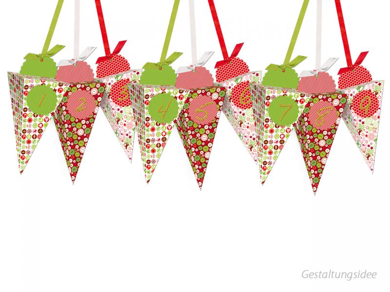 URSUS Adventskalender-Bastel-Set, blanko