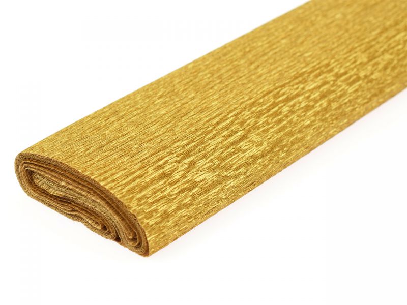URSUS Bastelkrepp gold, 60 g/m², 250 x 50 cm, 1 Rolle