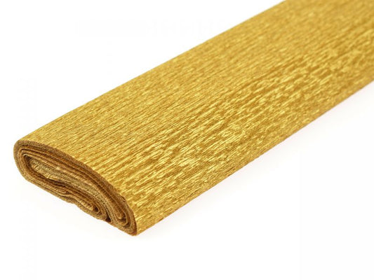 URSUS Bastelkrepp gold, 60 g/m², 250 x 50 cm, 1 Rolle