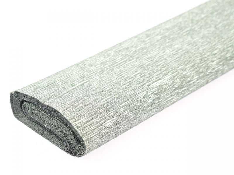 URSUS Bastelkrepp silber, 44 g/m², 250 x 50 cm, 1 Rolle