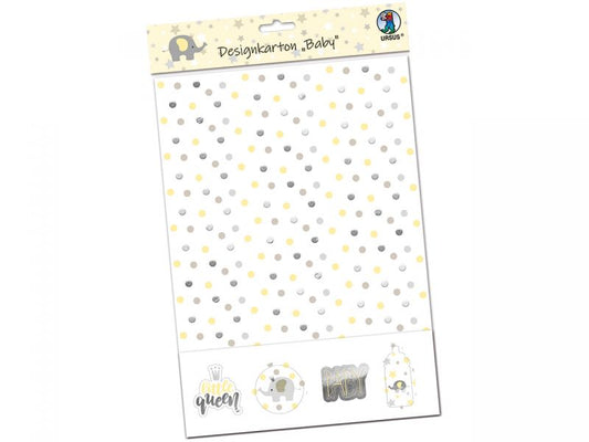 URSUS Designkarton Baby 200 g/m², DIN A4