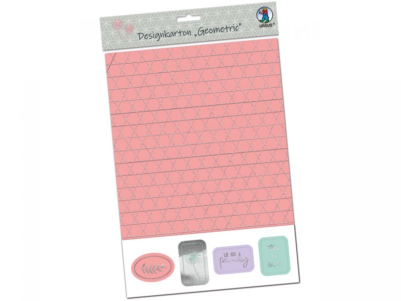URSUS Designkarton Geometric 200 g/m², DIN A4